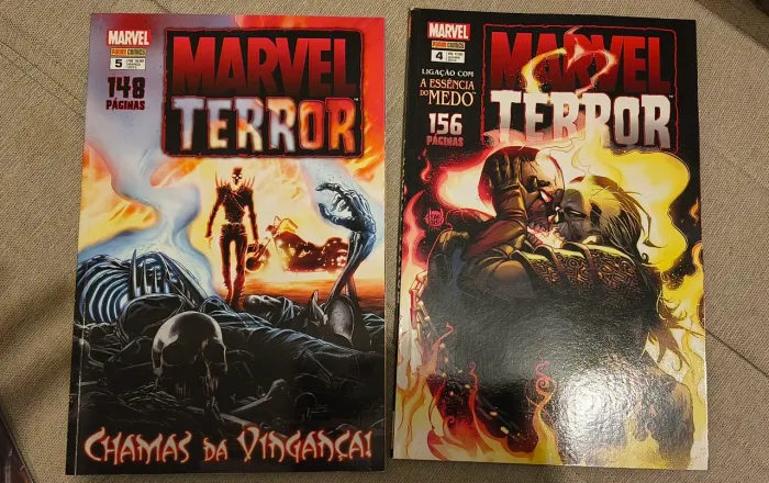 Marvel terror 4 e 5 motoqueiro fantasma