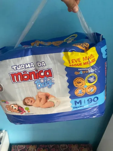 Fralda Turma da Mônica 