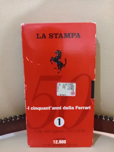 História da Ferrari, vhs, importado,rarissimo