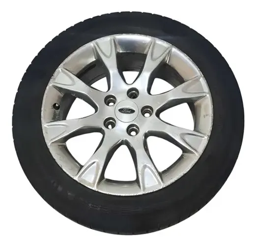 Roda Aro 17 C/pneu Ford Fusion 3.0 V6 2010 A 2012 C/detalhe Prata