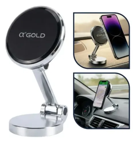 Suporte Magnético Veicular A'gold Celular Universal 360º