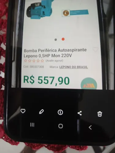 Bomba Lepono Auto Aspirante 