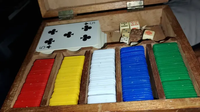 jogo de baralho vintage 