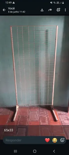 Tela para expor