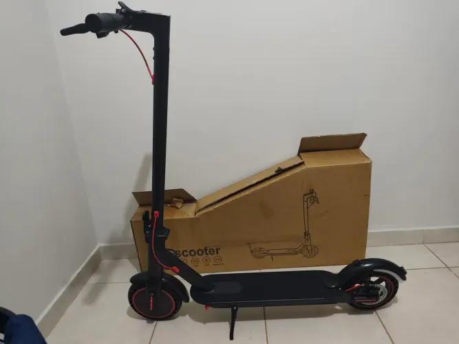 patinete elétrico novo na caixa