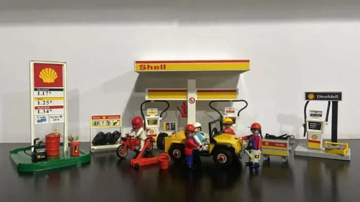 Playmobil Posto Shell Estrela Raro Vintage (LEIA)