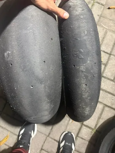 Pneu super corsa slick para pista