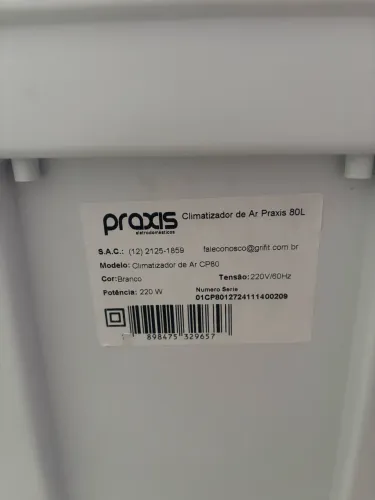 climatizador de ar Praxis em ótimo estado