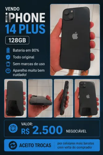 iPhone 14 plus 128 gb
