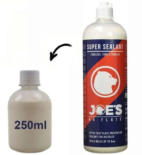 Líquido Selante de Pneu Bicicleta Joes No Flats Super Tubeless Fracionado 250ml 8794