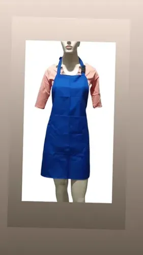 Avental em brim azul (promoção)