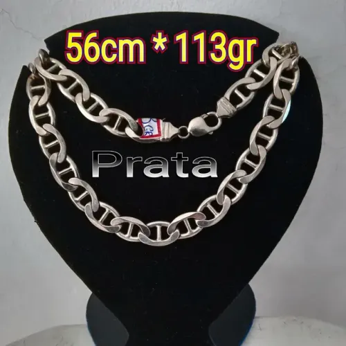 CORDÃO DE PRATA .
