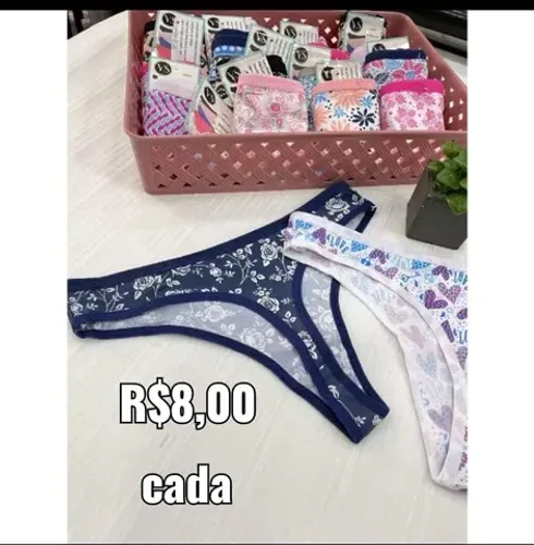Super promoção até durar o estoque calcinha tamanho P modelo fio e tanga super qualidade
