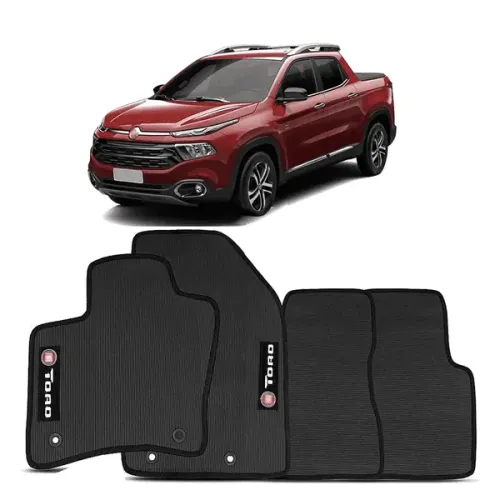 tapete borracha para fiat toro