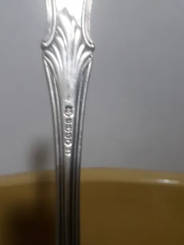 Concha banhada a prata