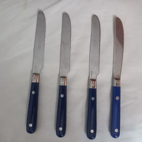 4 facas aço inox
