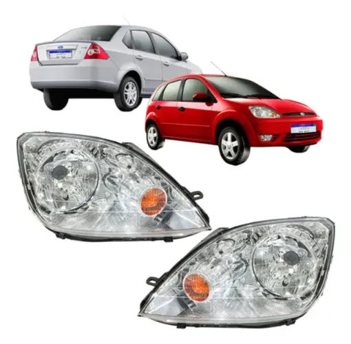 Farol Ford Fiesta 2003 2004 2005 2006 2007 Novo Par