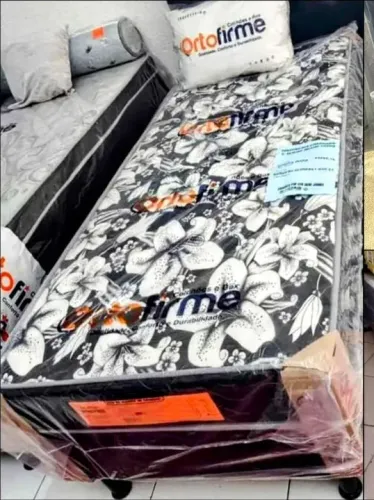 CAMA DE SOLTEIRO DE ESPUMA UNIBOX 