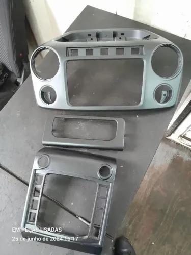 Moldura do rádio ar e trambulador amarok 2013