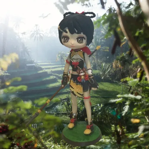 Xiangling Genshin Impact Action - Action Figure Em Biscuit