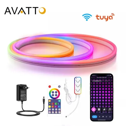 Fita de Neon Inteligente Wi-Fi  Avatto- Flexível - Compatível com Alexa Tam 5m
