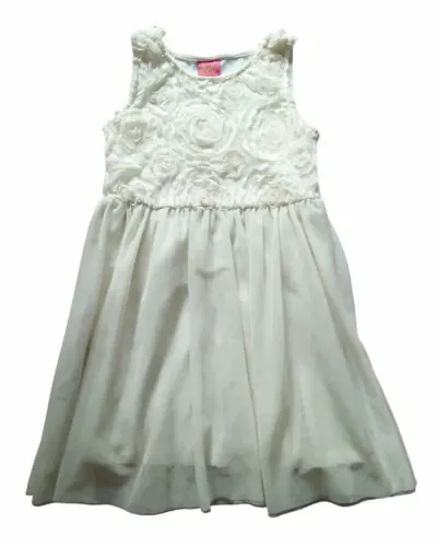 Vestido Infantil renda e tule Barbie C&A - Tamanho 1m