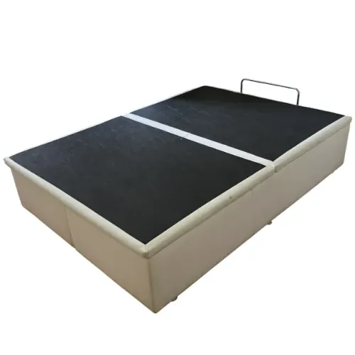 Vila Isabel/RJ - Cama Ortobom Americana Baú Skin White Casal