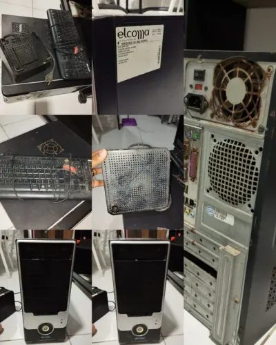 Gabinete com CPU Atom placa mae