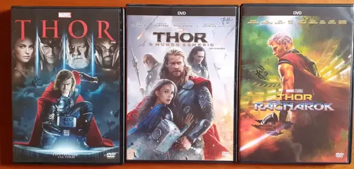 DVDs Thor - 3 Filmes - Originais