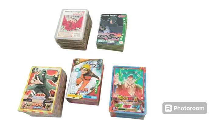 Cartinha de colecao " Pokmom, ball, yugioh, boruto, naruto ( 500 )