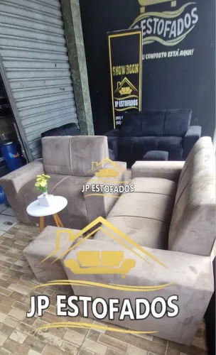 Jogo de Sofa direto da fábrica +puff +entrega grátis