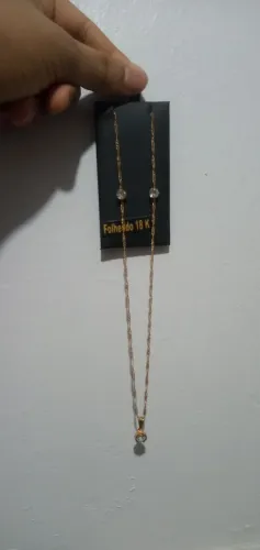 Colar Feminino Folheado a Ouro 18k