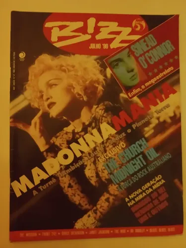 Revista Bizz - Julho 90 - Madonna Mania