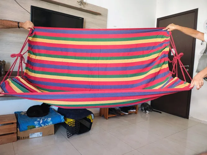 Lindas redes de descanso para varanda pequena