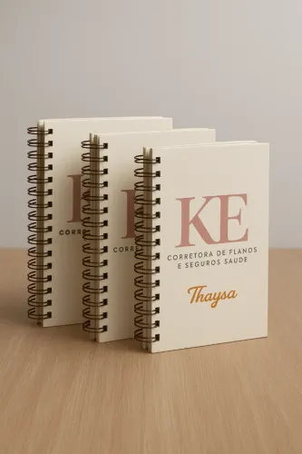 Cadernos, agendas, planers e bloquinhos personalizados
