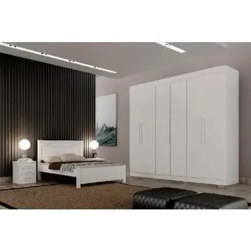 Roup Canada 100% Mdf 6p - Branco
