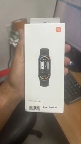 Xiaomi Mi Band 10 Preta Global Nova e Lacrada Lançamento!