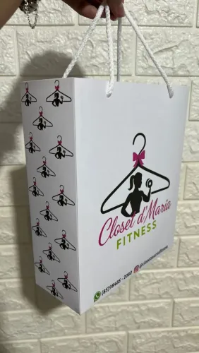 Sacola Personalizada Closet d' Maria Fitness