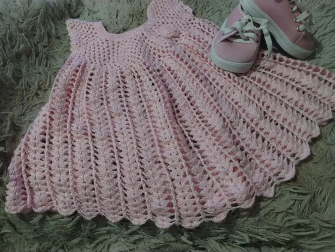 Vestido rosa 1 ano