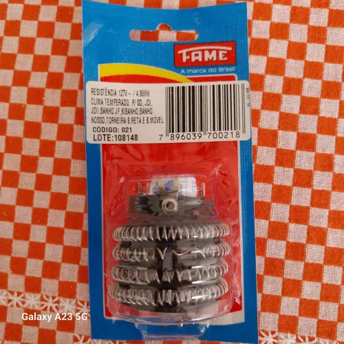 Resistência para aquecedor 127 4800W fame