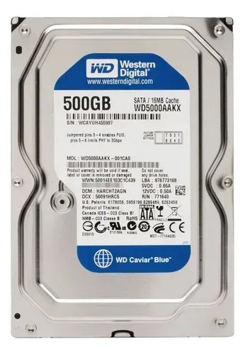 Hd Disco Rígido Interno Para Pc 500gb Sata 3.5 diversas marcas S/N