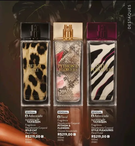 Perfumes Femininos Animal Print Mahogany
