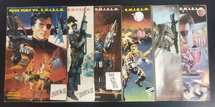 Lote Nick Fury vs S.H.I.E.L.D. - Minissérie Completa