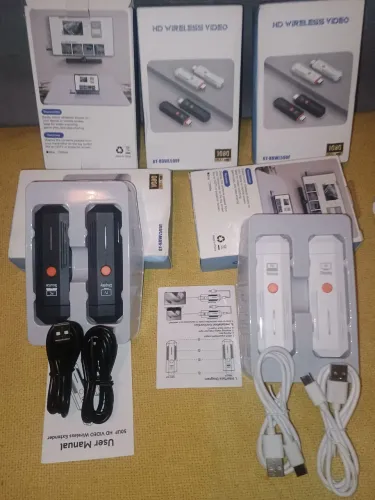 HDMI sem fio 1080 Full HD kit transmissor e receptor, 1 Par a escolha Preto ou branco 