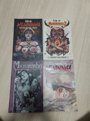 Coleção Gibi de Menininha 18+ 4 volumes
