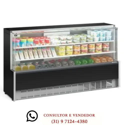Balcão Refrigerado 2 Metros 2 Placas Gelopar