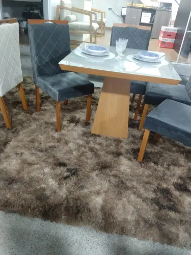 Mesa de jantar / FRETE GRÁTIS BH + MONTAGEM / 4 cadeiras / CASUPI MÓVEIS 