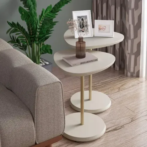 Conjunto de Mesas de Decoração - Conjunto Mesa Lateral - Conjunto de Mesas de Apoio Bel