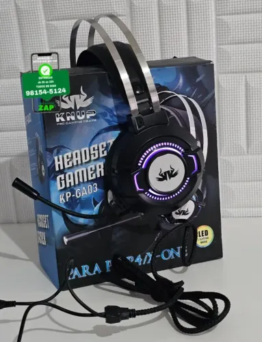 Promoção - Fone Headseth Gamer Knup - Entrega das 9 até 22hrs