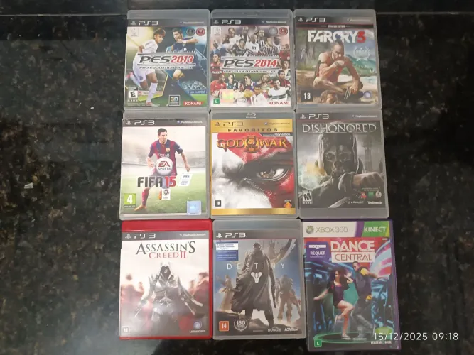 Lote de jogos Ps3